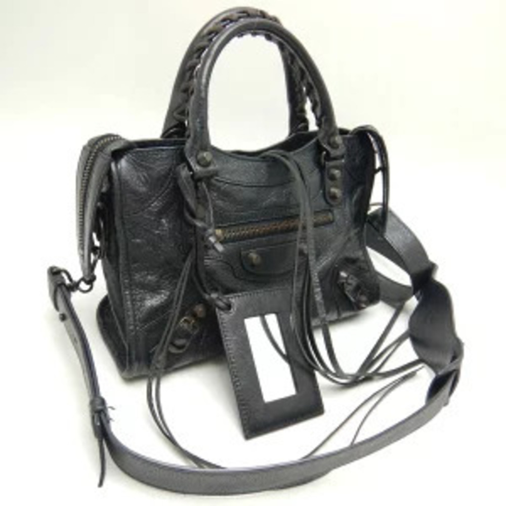 Balenciaga City Handbag Lambskin Black - Picture 2 of 9